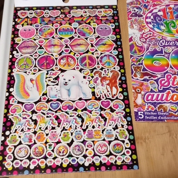 1200 New/Old Stock LISA FRANK STICKERS - Picture 4 of 7